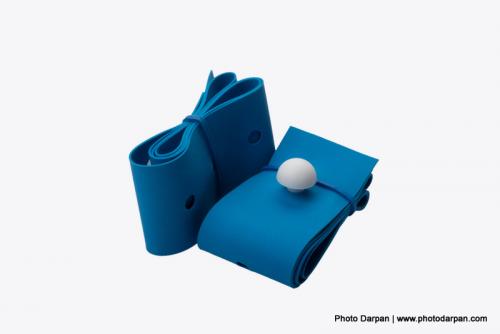 Blue Button Perforated 2