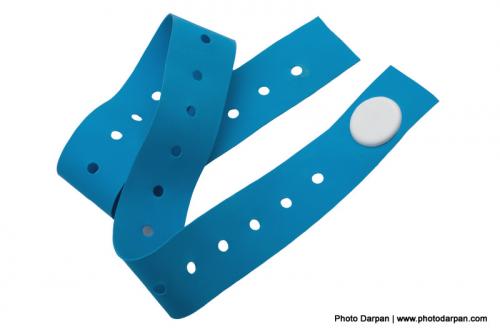 Blue button perforated 1
