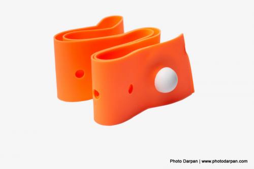 Orange smooth button 1