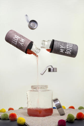 Levitation Photography bottle